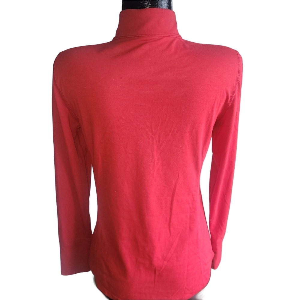 Paradox Red Half-Zip Wool Blend Performance Jacket M - Picture 5 of 7